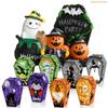 K1AE 12Pcs Halloween Tombstone Gift Boxes 16x6x5CM Paper Cookie Candy Packaging Boxes