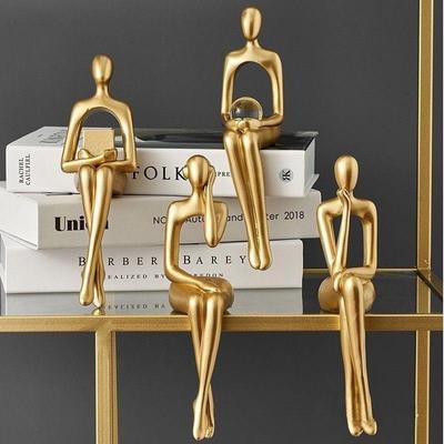 Luxury Abstract Sitting Figure Ornament for Home Decor