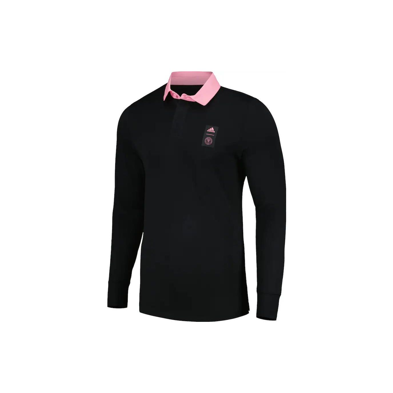 

Adidas Casual Long Sleeve Polo Football Shirt Unisex Shirts Black HU0434 L