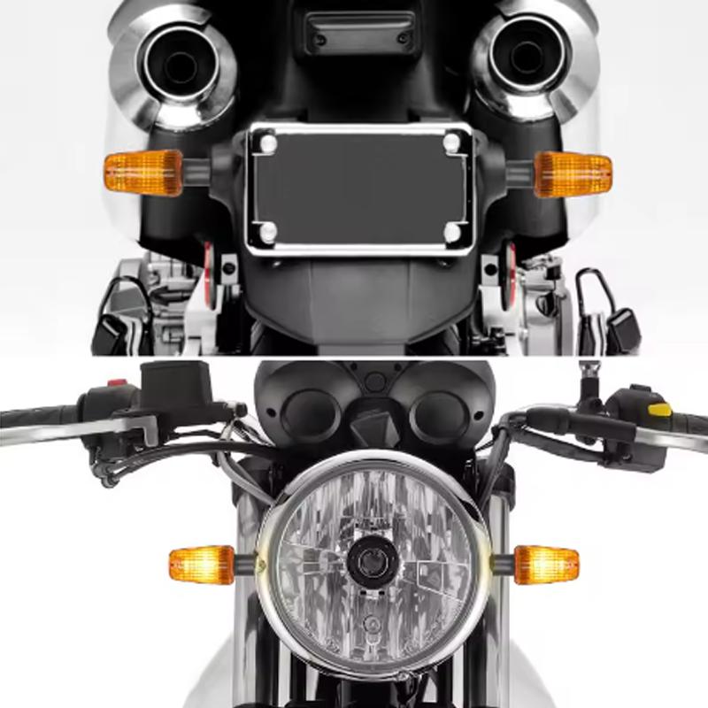 4Pcs Universal Motorcycle Blub Turn Signal Lamp Turning Indicators Light Blinkers Signal Amber Bike Motorcycle Accessories 12V