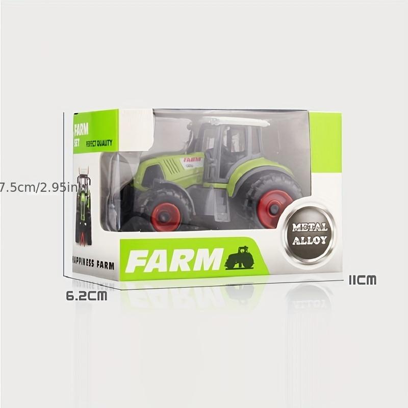 

1/64 металлический сплав, фермерская тележка, модель внедорожника, игрушечный автомобиль, рождественский подарок для мальчиков и девочек 1/64-Size:9.5*6*6cm зелёный