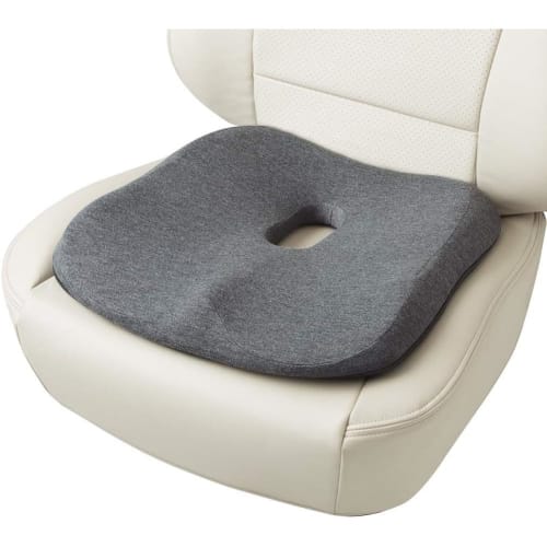 BONFORM Seat Cushion Healing Lab II Light/Normal Car with Stopper Memory Foam Urethane 44x7x44cm Gray 5722-13GY