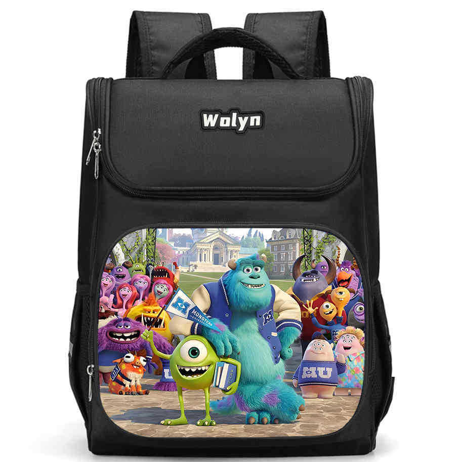 Monsters, Inc High Definition Druck Hoher Wert Anti-Buckel Verschleißfest Schulranzen Computertasche