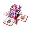 3D Christmas Cards Christmas Gnome Card With Light And Music Paper Merry Christmas Card For Kids Girls Women Men