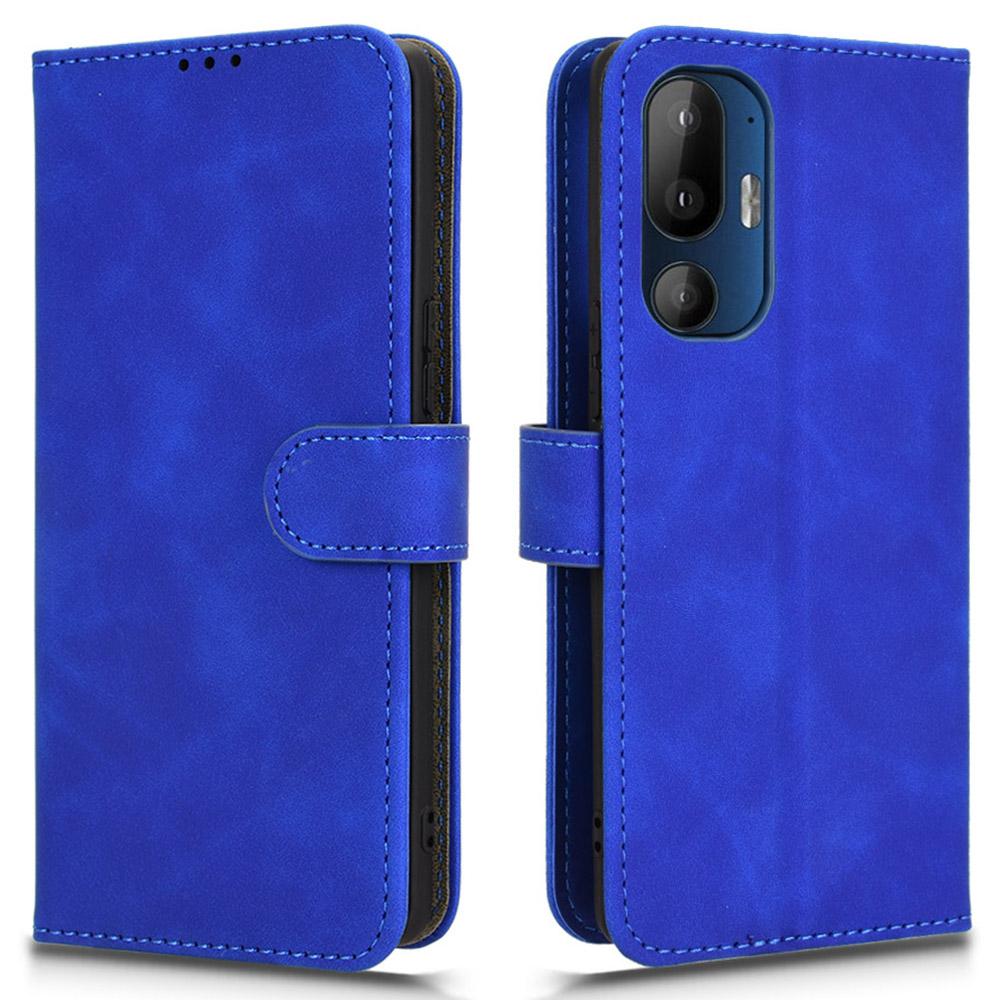For HTC U24 Pro 5G Phone Case Skin-Touch PU Leather Wallet Magnetic Clasp Anti-Drop Cover