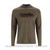 Cross-border SIMMS fishing suit UPF50 long-sleeved hoodie quick-drying breathable sunscreen clothes Luya outdoor T-shirt new