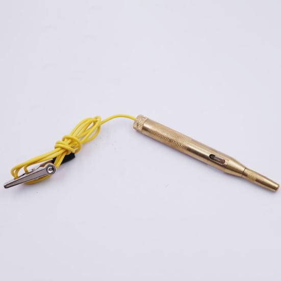 Automotive Circuit Tester 6V/12V/24V Copper Pen Body Test Light for Quick Vehicle Wiring