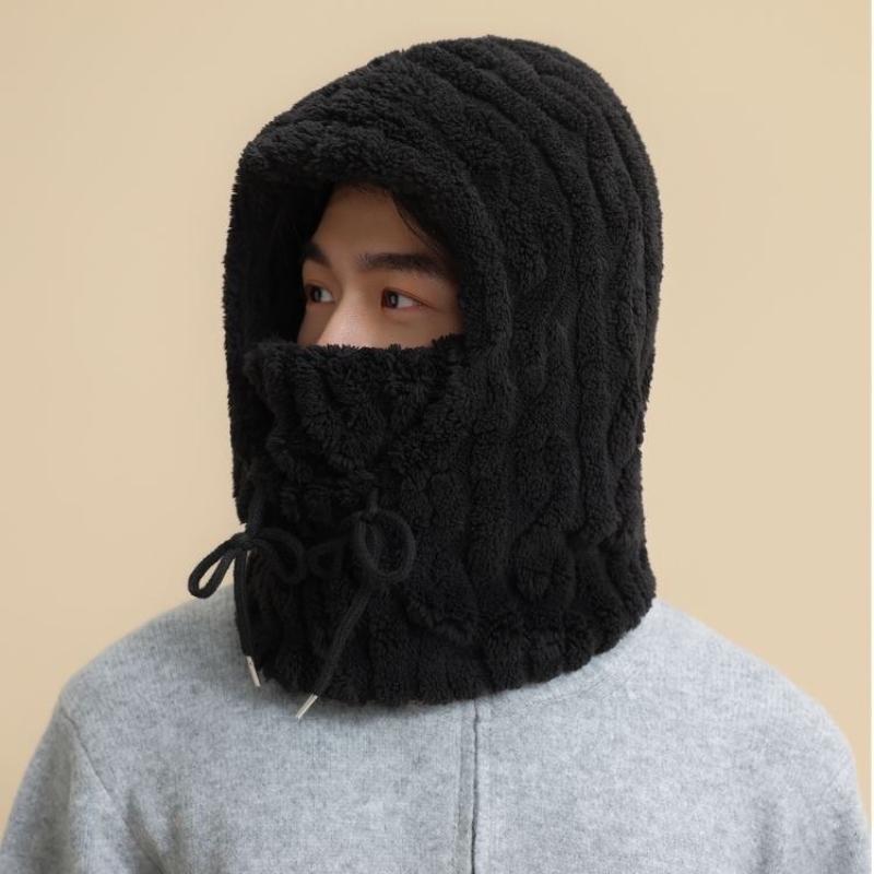 

Skiing Anti Cold Men S Winter Lei Feng Hat Men S Winter Ear Protection Windproof Cotton Hat Anti Cold Mask Cycling Hat as the picture