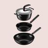 DStt Quzizi QZZ 3-Piece Stainless Steel Cookware Set