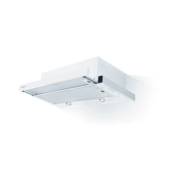 Hotte standard télescopique Mepamsa SUPERLINE GLASS 60 - Blanc - 415 m3/h - 69 dB