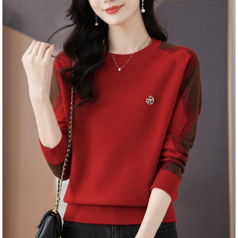 Women Sweater Pullovers Autumn Winter Vintage Long Sleeve Knitted Sweaters Women Lady