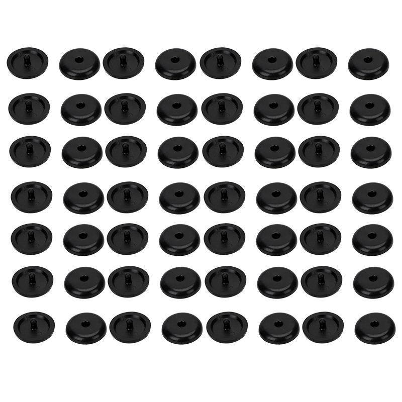 10/50pcs Car Safety Seat Belt Buckle Stopper Automobile Seatbelt Spacing Limit Stop Plastic Black Gray Beige Button Accessories