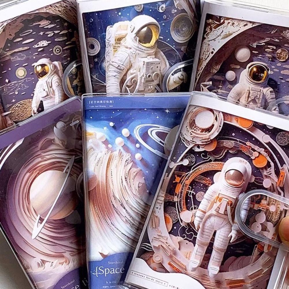 

Портативный мини-блокнот Astronaut Daily Notes Bear Маленький блокнот для офиса Канцелярские принадлежности style B