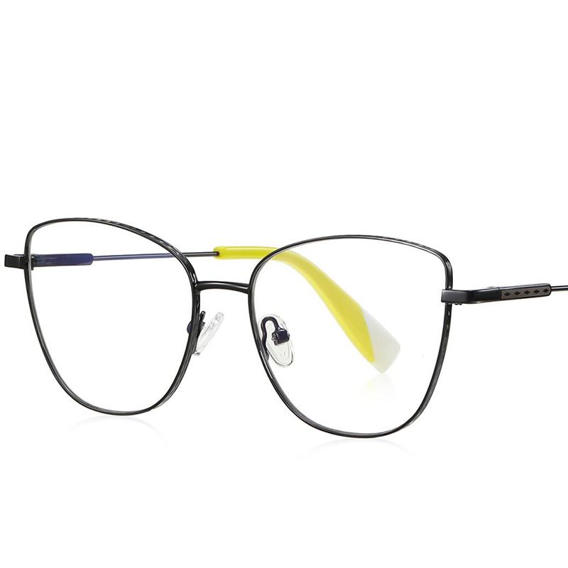Reading Eyewear Eyeglass Frame Female Blue Feline +3 Stylish Spectacle Gold Tone Elegant Rose Sexy Eye Spectacle Premium Ladies Luxury Cat's