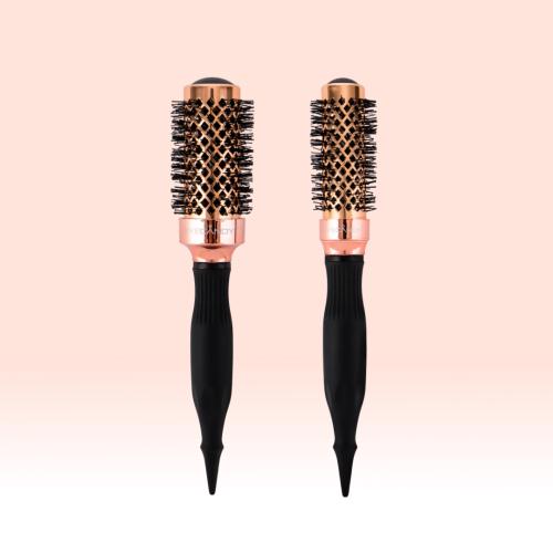 Icandy Hot Curling Heated Dry Roller Brush (Root Volume, Bang Hair Control) Root volume roller brush