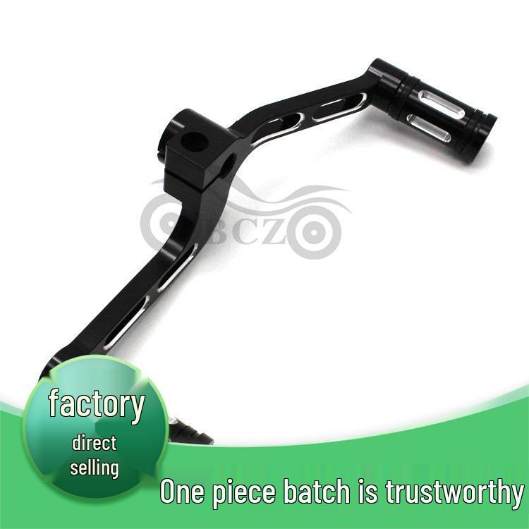 Modified Front and Rear Footpegs with Center-Mounted Gear Shift Lever for Harley Motorcycle XL883 1200 X48 72. Foot Peg Gear Shifter