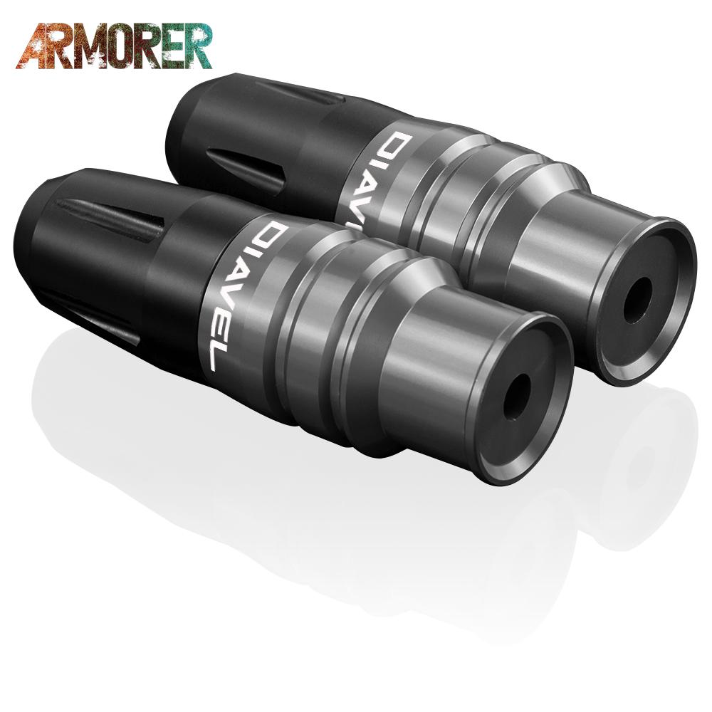 Universal Exhaust Sliders Crash Pads Protector Frame Falling Protectors For Ducati Diavel X Diavel/S Diavel 1260  Diavel