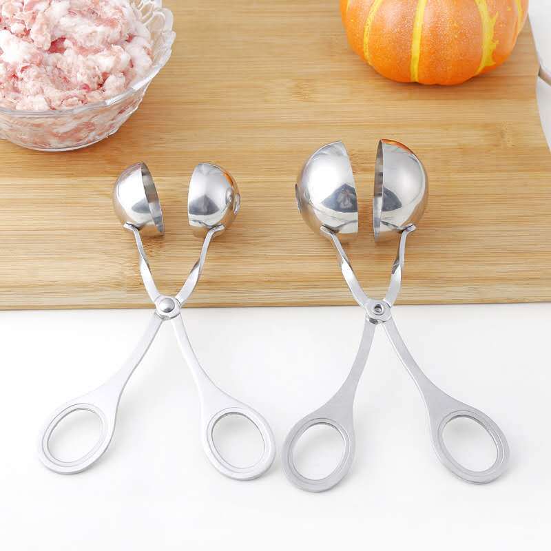 Meatball Apparatus Maker Clip Fish Ball Rice Ball Making Mold Form Tools Kitchen Accessories Stainless Steel Meat Baller Utensil