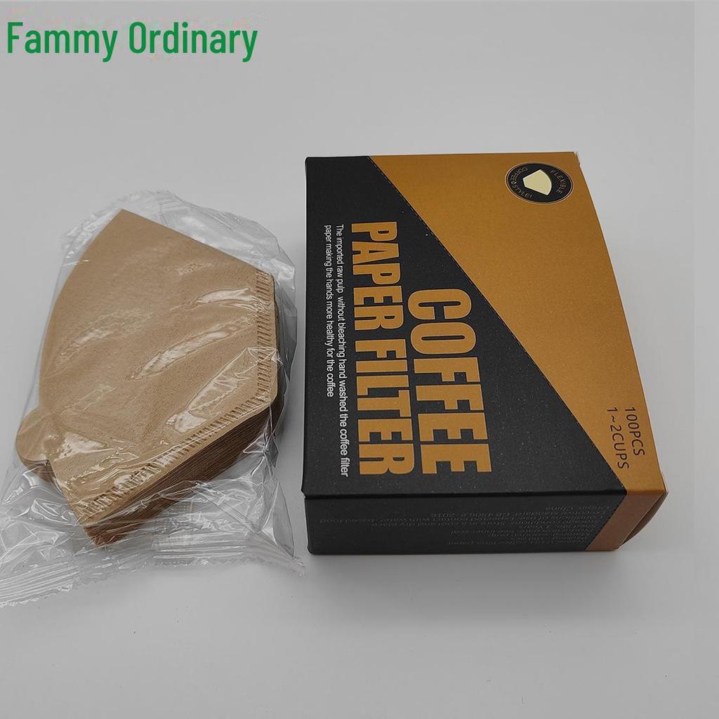 U102 Coffee Filter Paper for Mocha, V60, Drip, and Vietnamese Coffee - 100 Sheets