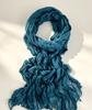 Atmospheric crumpled texture long silk scarf light and thin versatile long scarf high-grade texture affordable decorative yarn