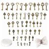 Vintage Skeleton Keys Flying Key Charms with Dragonfly Wings Realistic Effect DIY Jewelry Necklace Pendant Home Party Decoration