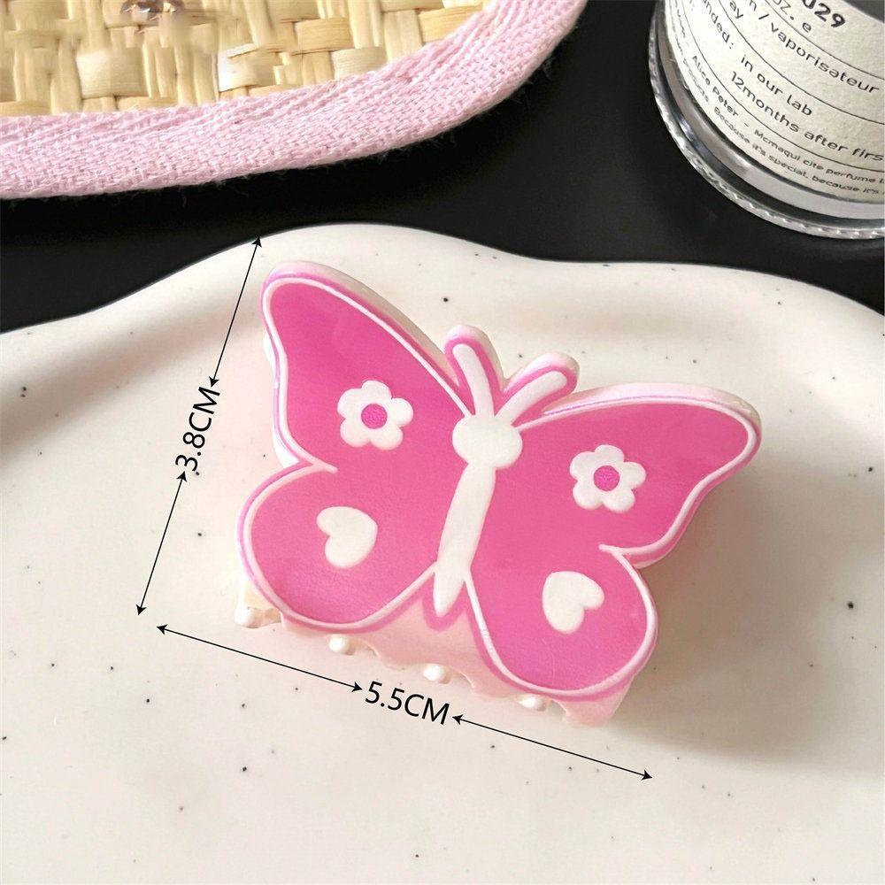 Bowknot Hair Claw Acetate Hair Clip Elegant Ponytail Clips  Women Girls