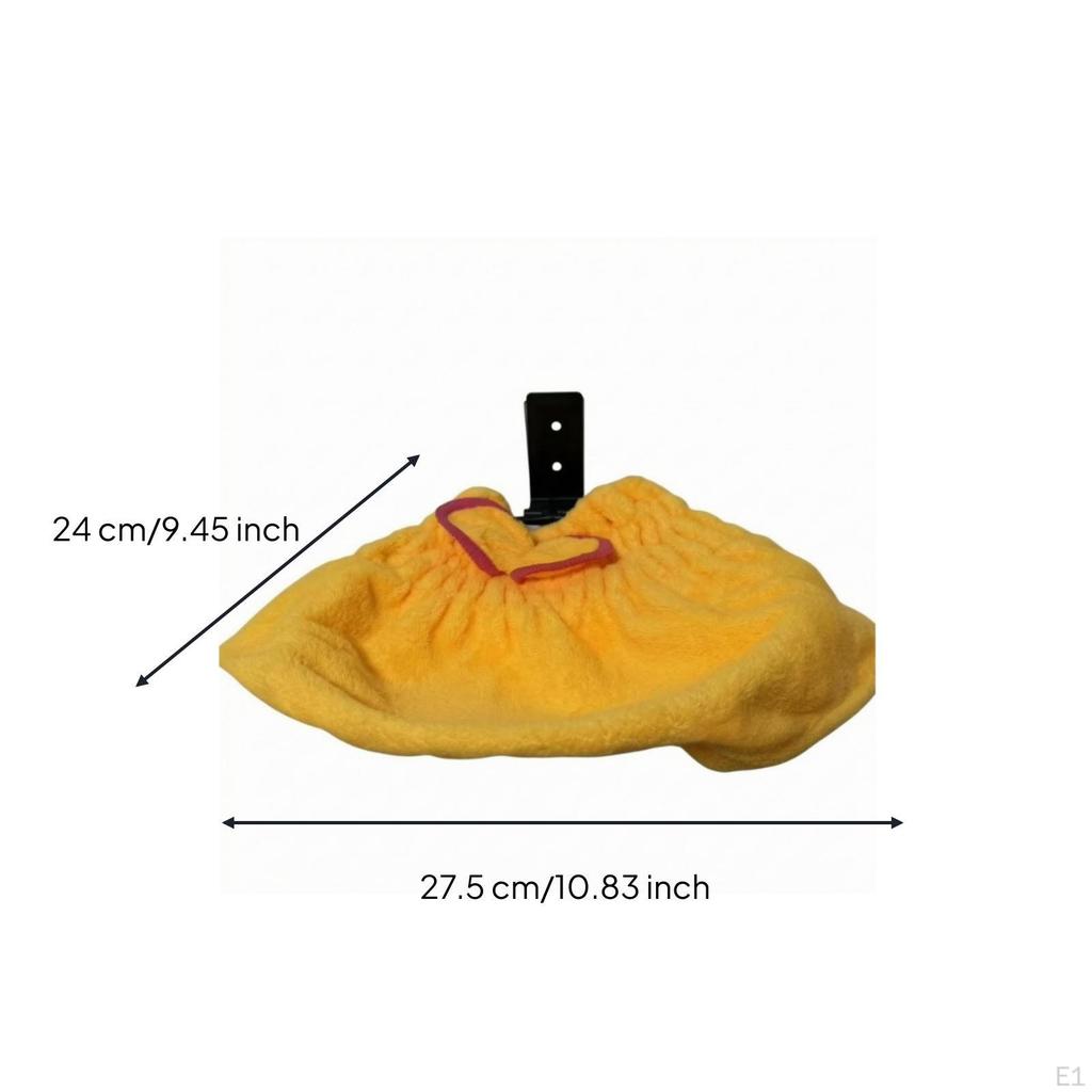 Drool Towel Holder Coral Fleece Pet Home Accessory Yellow Soft