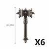 Medieval Figure Weapons Accessories Kits Building Blocks King Sword Lion King Shield Trident Battle Double-edged Axe Brick Toy