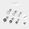 Ear Piercing Ear Bone Nails for Women Screws Niche Design Anti-blocking Ear Needle