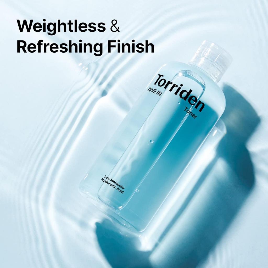 Torriden Dive-In Low Molecular Hyaluronic Acid Toner 300ml Deep Hydration & Moisture Barrier Toner