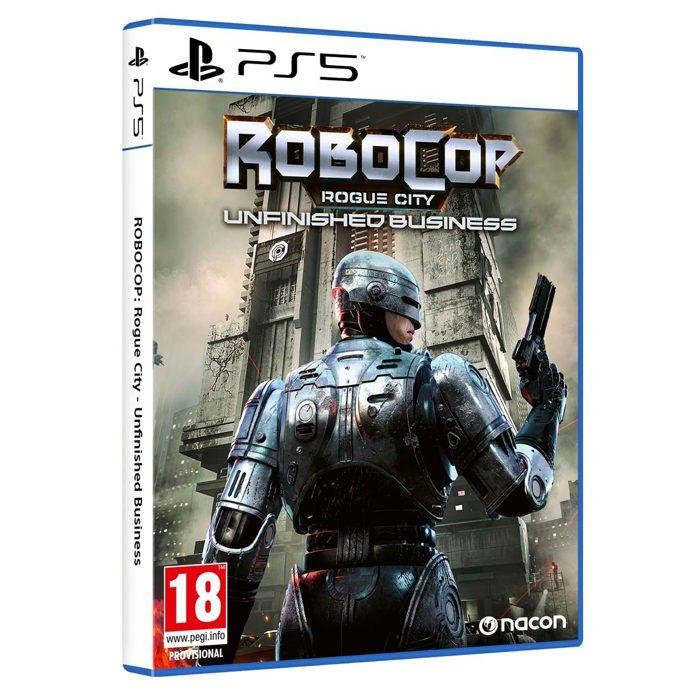 Jeu vidéo - RoboCop - Rogue City - Unfinished Business - PS5 - Action - Blu-Ray