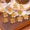 Original Design Flower Stud Earrings Light Luxury Versatile Niche Commuter Earrings