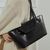 Cross-border genuine leather women's handbag, vintage and elegant Boston bag, women's vegetable-tanned leather shoulder bag, ladies' crossbody bag