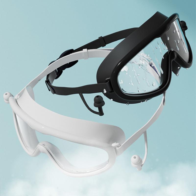 Popular Online Waterproof And Anti Fog Large Frame Professional Diving Goggles, Adult Swimming Goggles