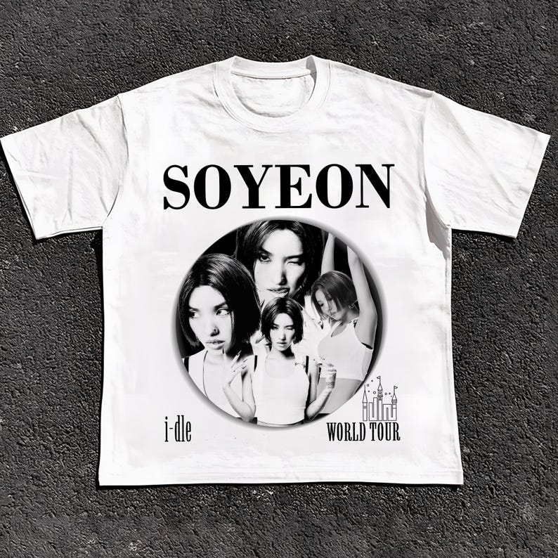 

2026 Soyeon Idle Shirt, I-DLE World Tour Syncopation Shirt, Kpop Girl Group Concert Tee, Neverland Fan Merch,idle Tour T-shirt Gift for Kpop Fans XXXL синій