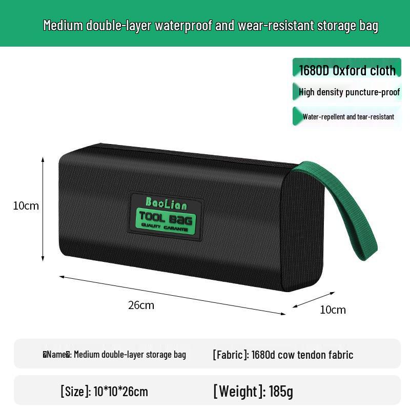 

Durable Waterproof Electrician Tool Bag: Portable, Multi-Function, Wear-Resistant, Thickened Canvas for Storage and Repair.