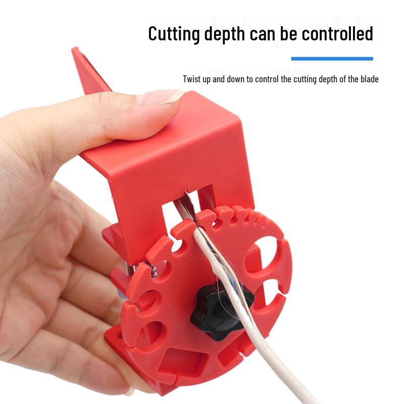 Adjustable Handheld Wire Stripper for Plastic/Rubber Sheath