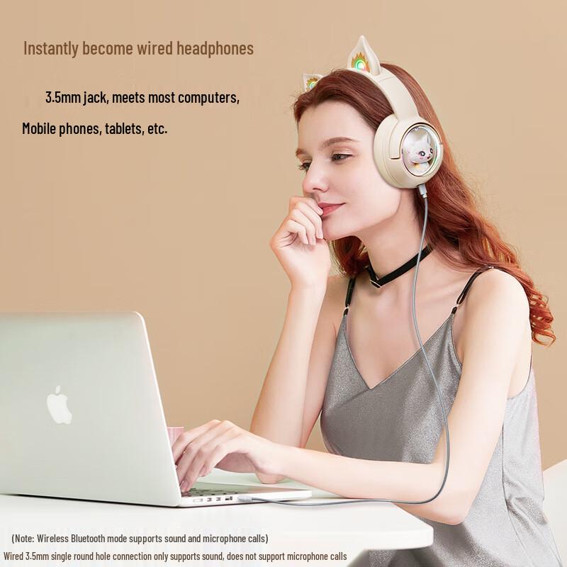 ONIKUMA B5 Wireless Cat Ear Gaming Headset