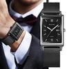Fashion Calendar Sport Men's Wristwatch Luxury Business Golden Silver Stainless Steel Quartz Watches for Man Reloj De Hombre