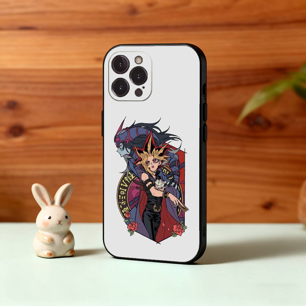 Yu-Gi-Oh Anime Phone Case For iPhone17,16,15,14,13,12Plus,Pro Max,XS,5G Soft Silicone Black Cover