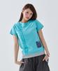 ESCAPEFROM [Escf X Hot Today] Frill Pocket Detail Standard Fit Short Sleeve T-Shirt Mint
