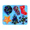 Holographic Christmas Silicone Mold for DIY Ornaments Snowman Resin Mold Christmas Tree Snowflake Pendant Epoxy Molds