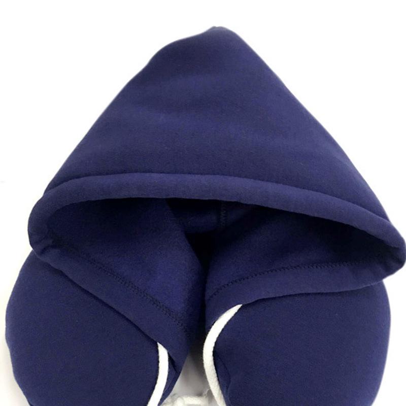 U-shaped Hooded Travel Home Pillows Car Seats Office Aircraft Pillows Neck Pillows Lightweight Sleeping Pads Popular New Models