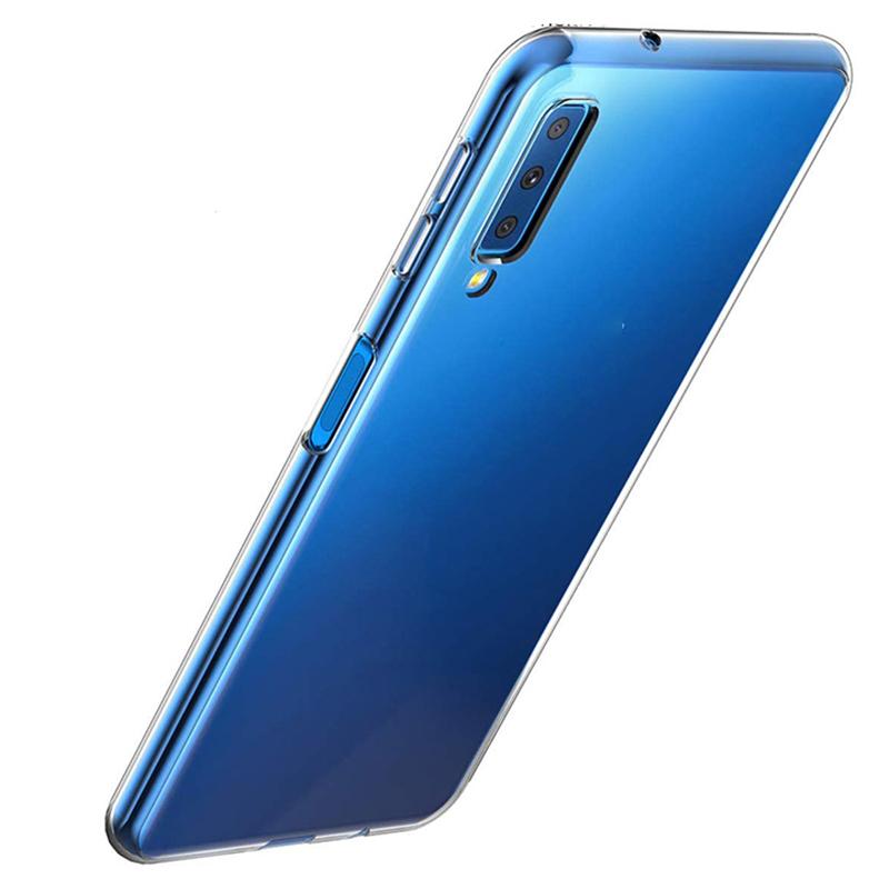 Ultra Thin Clear Phone Case Samsung Galaxy A7 A9 A8 A6 Plus Silicone Soft Case Back Cover For Samsung A6+ A8+ A750 A9S