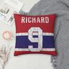 Richard Maurice Ice Hockey Pillowcase Polyester Linen Velvet Creative Zip Decorative Throw Pillow Case Sofa Seater Cushion Cover