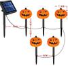 Halloween Solar Pumpkin and Ghost Outdoor Waterproof Garden Lights