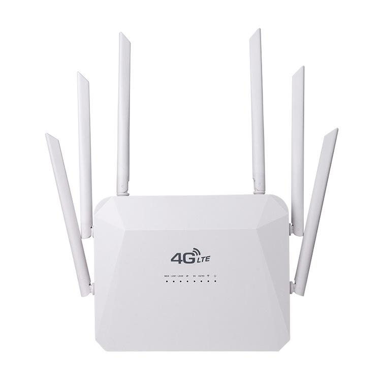 4G LTE Wireless Wi-Fi Home/Office Router with SIM Card and 3 Network Ports
