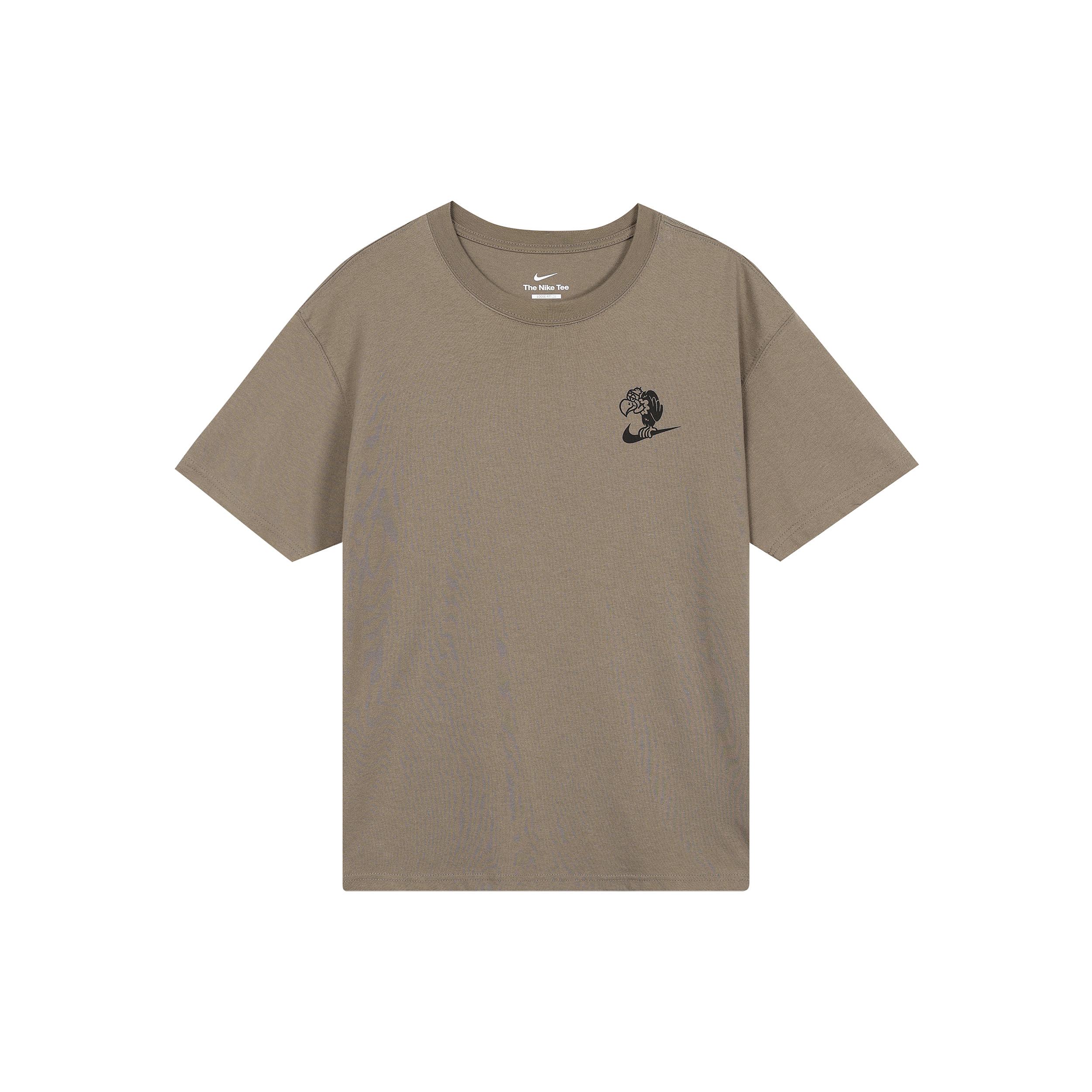 

Новые мужские футболки Nike оливково-серого цвета DR8915-040 L