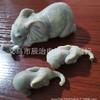 Cute Elephant Figurines Elephant Hanging Little Elephant Resin Crafts Home Ornament Three-piece Set