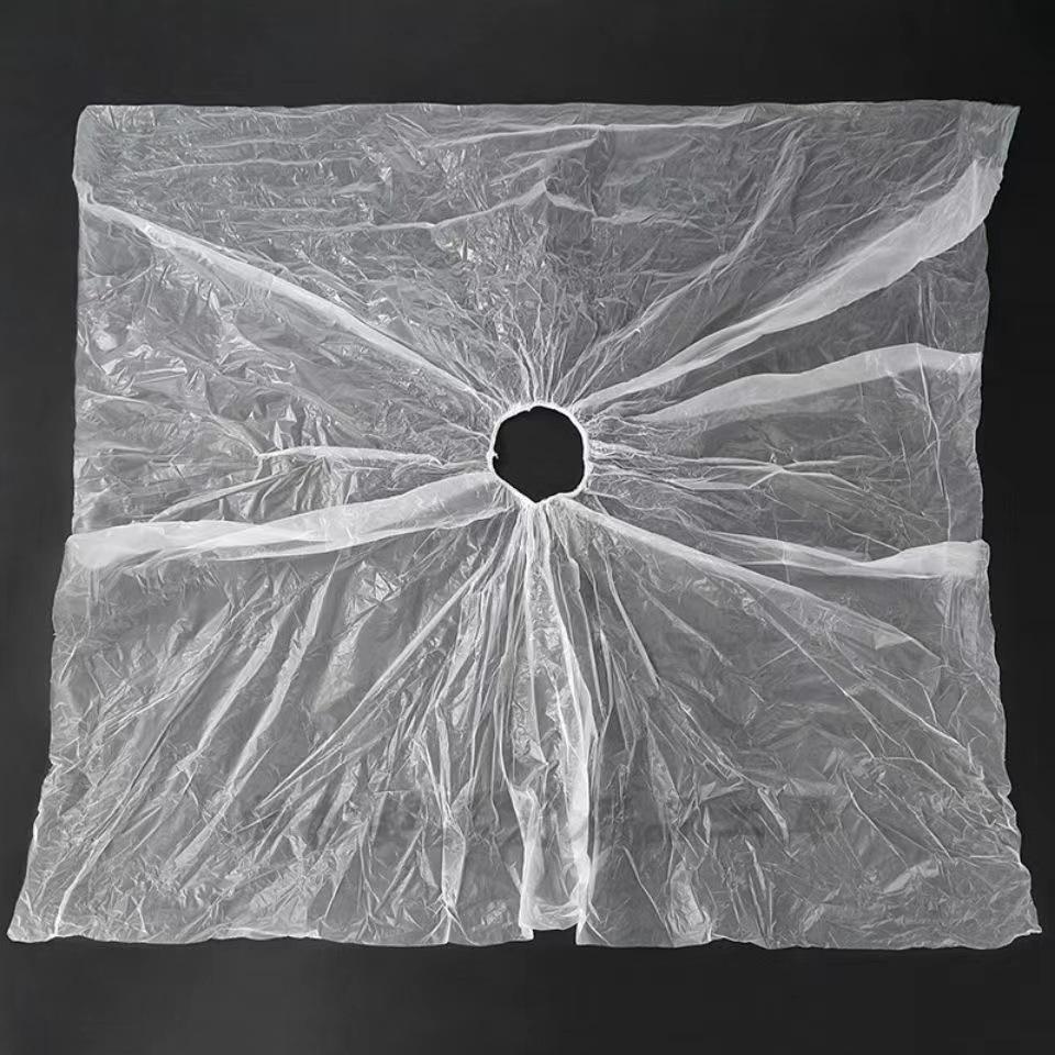 Disposable Waterproof Haircutting & Dye Cape with Drawstring